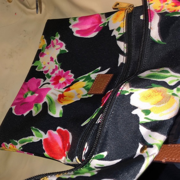 Ralph Lauren floral small tote purse - Picture 3 of 3